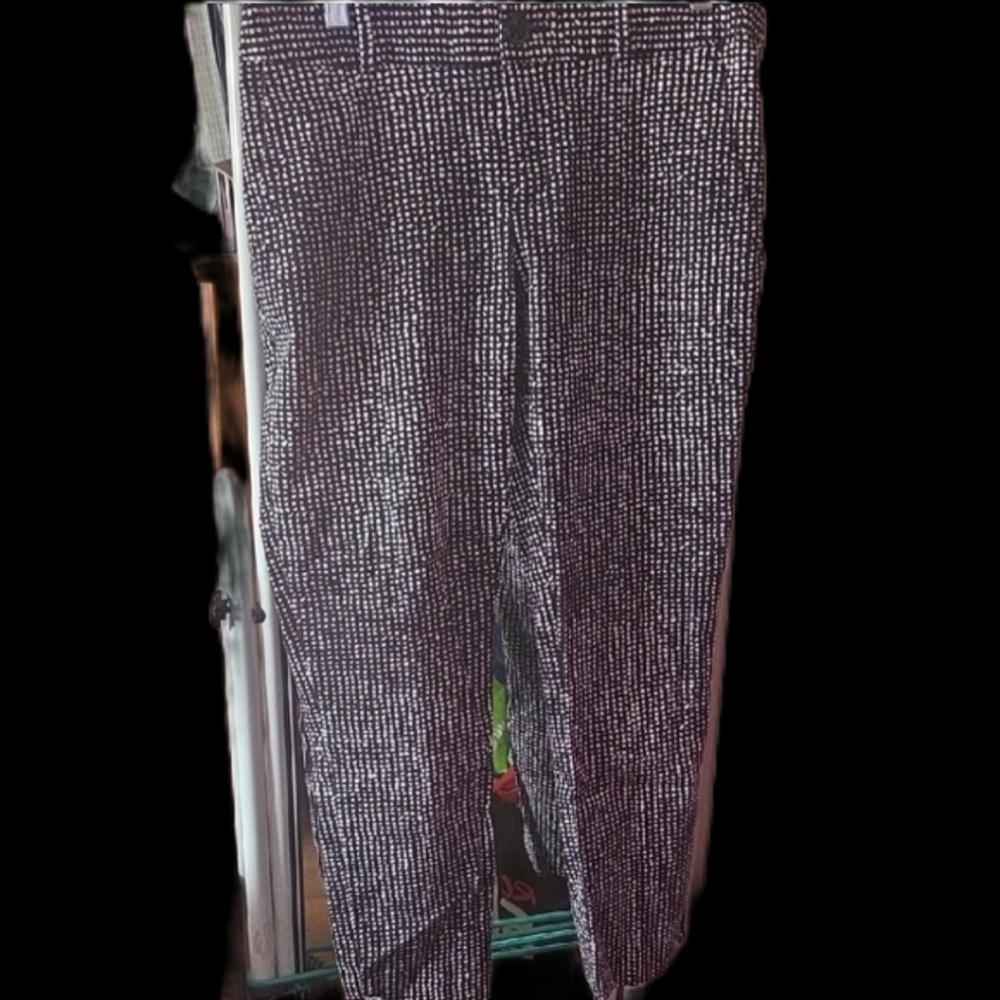 #30 - Banana Republic Black and White Patterned Pants